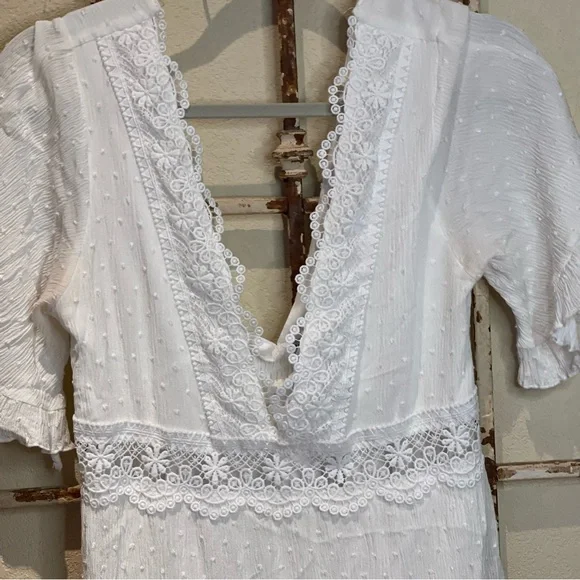 Hyfve hyfve hyfve size zL white lace dress - Picture 2 of 6